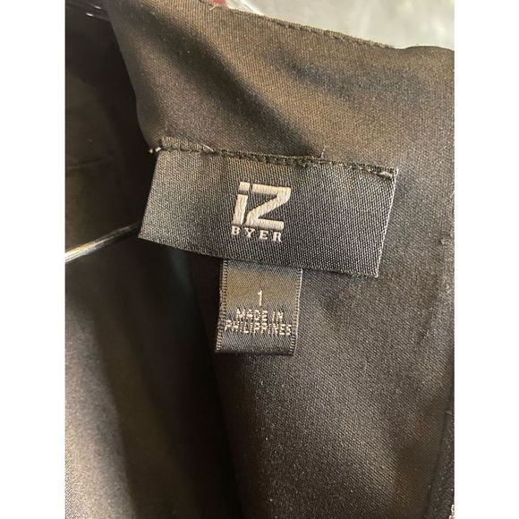 iz Byer Maroon and Black Stripes Mini Dress Size Size 1 - Picture 3 of 9